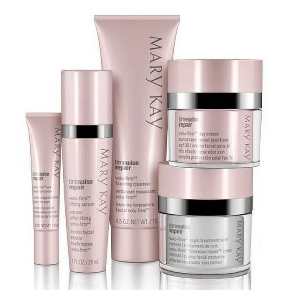 New Mary Kay TimeWise Repair Volu-Firm 5 Product Set Adv Skin Care Full Size